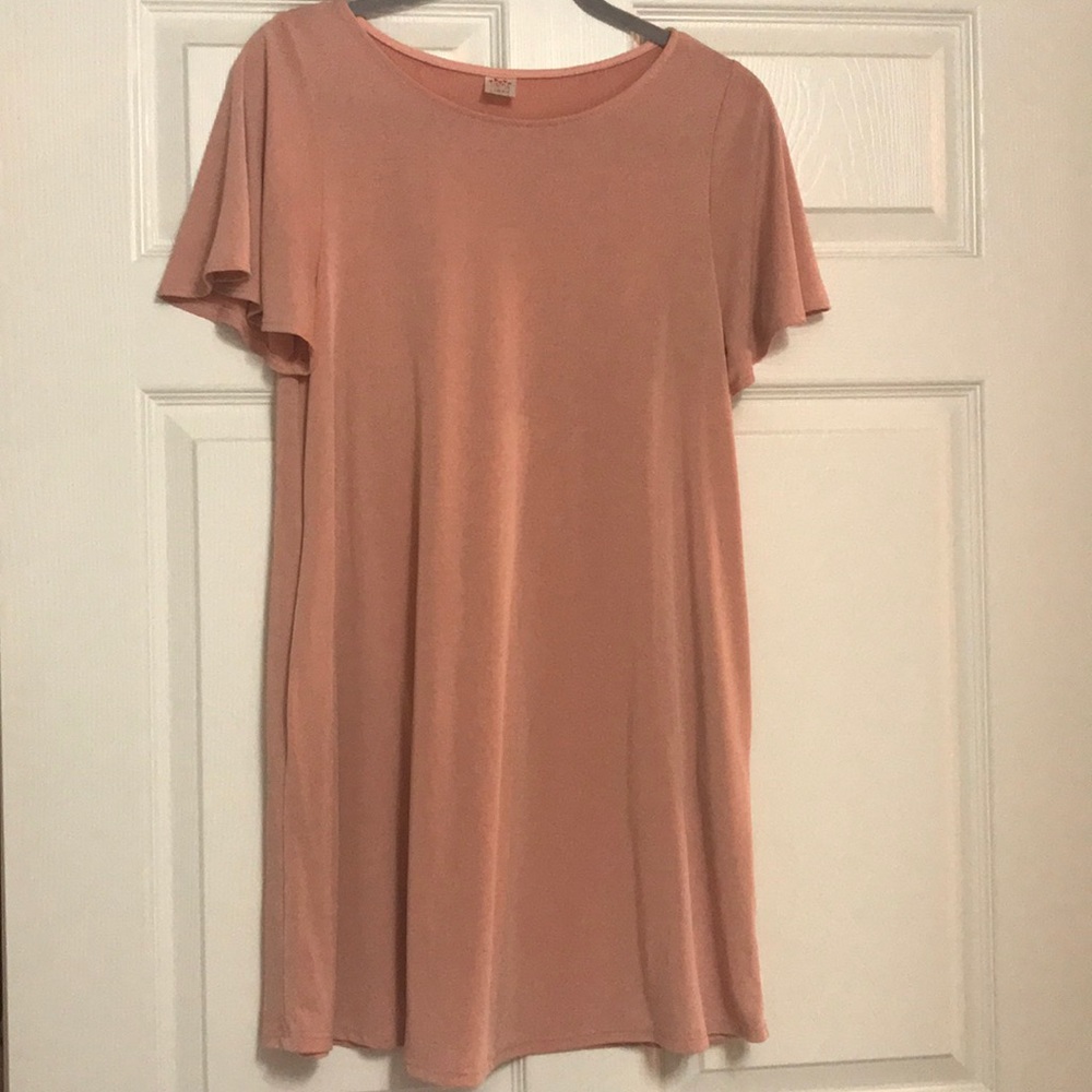 Blush T-Shirt Dress